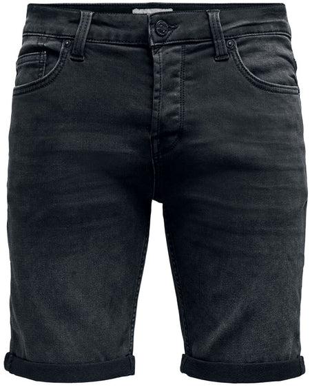Short  de ONLY and SONS - Ply Life Reg - S à L - pour Homme - noir - ONLY and SONS