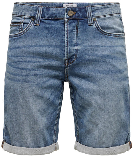 Short  de ONLY and SONS - Short Bleu Ply Life - S à XXL - pour Homme - bleu - ONLY and SONS