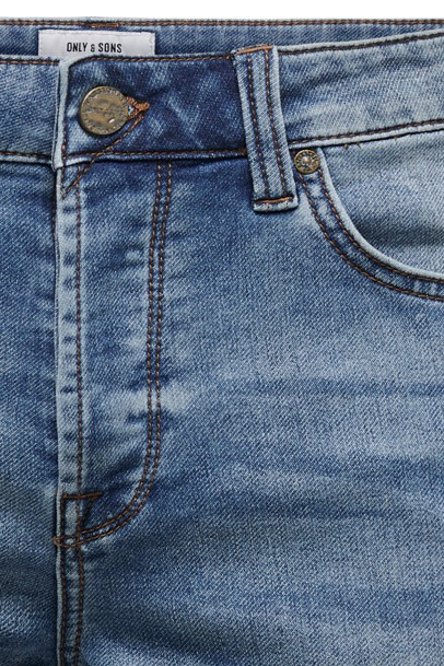 Short  de ONLY and SONS - Short Bleu Ply Life - S à M - pour Homme - bleu - ONLY and SONS - View 2