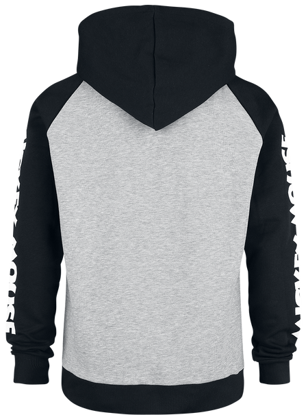 Sweat-shirt à capuche Disney de Mickey & Minnie Mouse - Tongue Out - S à XXL - pour Homme - gris/noir - Mickey & Minnie Mouse - View 2