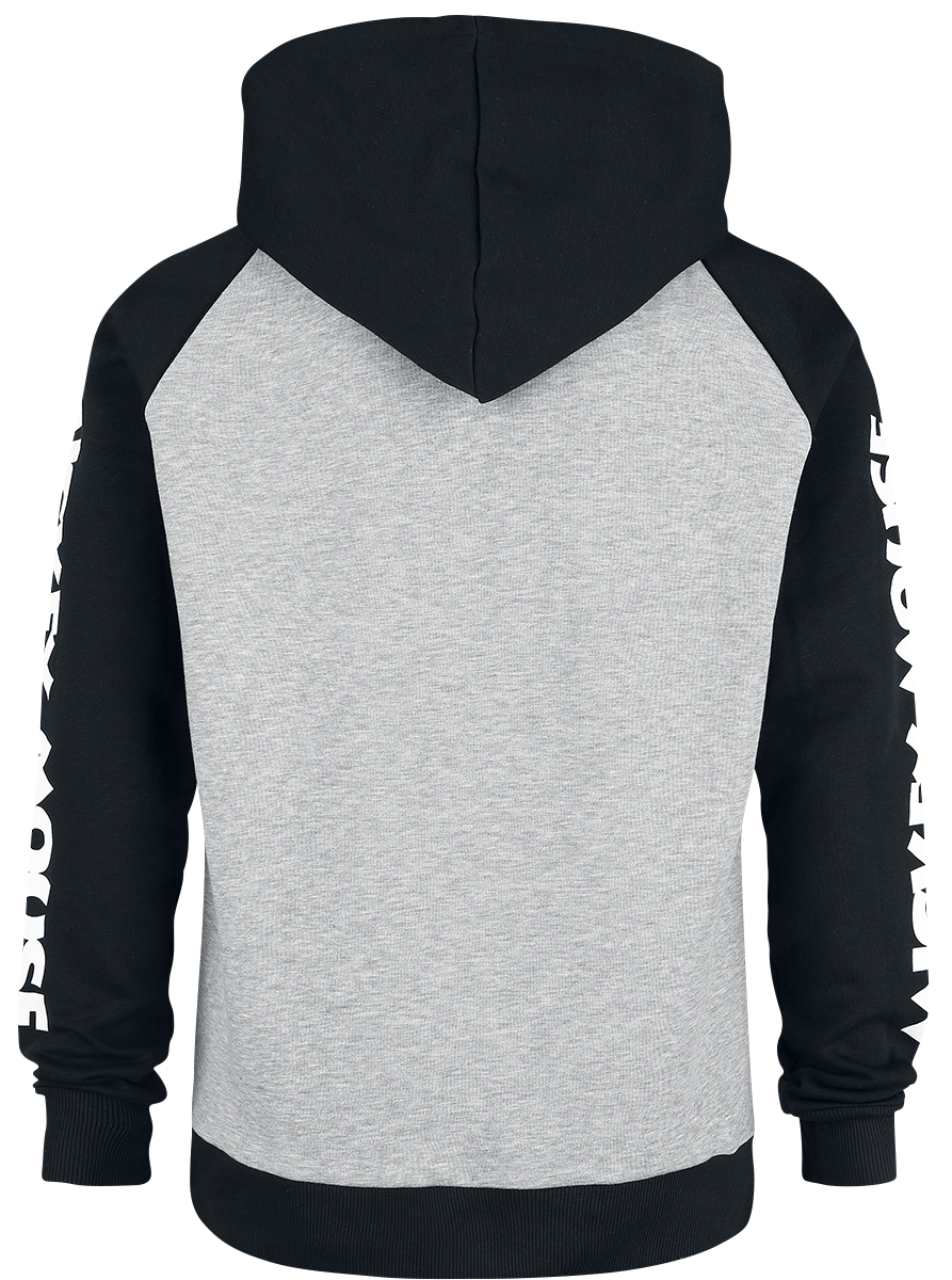 Sweat-shirt à capuche Disney de Mickey & Minnie Mouse - Tongue Out - S à XXL - pour Homme - gris/noir - Mickey & Minnie Mouse - View 2