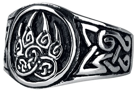 Bague  de etNox hard and heavy - Patte D'Ours - pour Homme - couleur argent - etNox hard and heavy