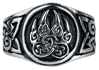 Bague  de etNox hard and heavy - Patte D'Ours - pour Homme - couleur argent - etNox hard and heavy - View 2