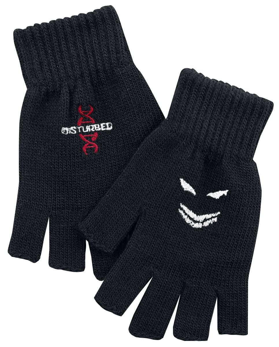 Mitaines  de Disturbed - Smile & Red DNA - pour Unisexe - noir - Disturbed