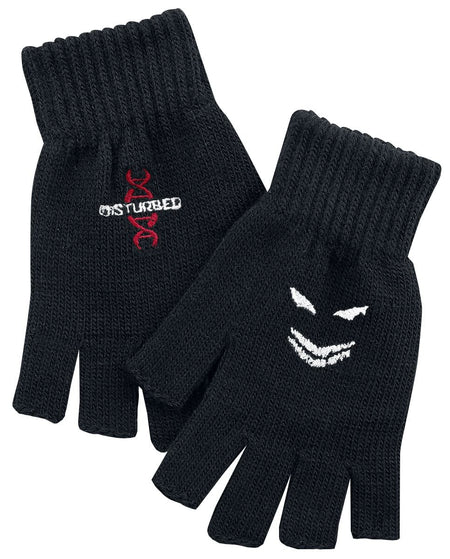 Mitaines  de Disturbed - Smile & Red DNA - pour Unisexe - noir - Disturbed