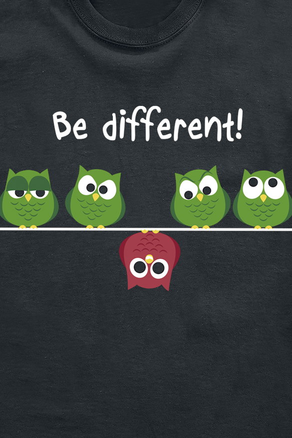 T-shirt Fun de Be Different! - Enfants - Be Different! - 104 à 164 - pour filles - noir - Be Different! - View 2