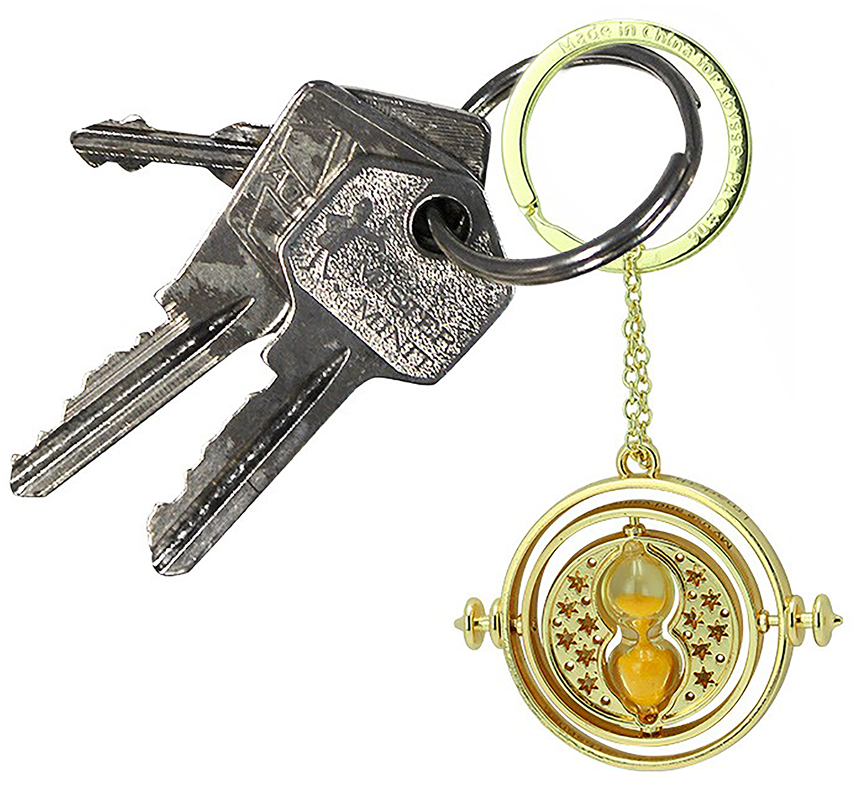 Porte-clefs  de Harry Potter - Retourneur De Temps 3D - pour Indifférent - couleur or - Harry Potter - View 2