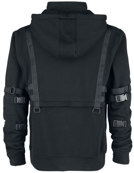 Sweat-shirt à capuche Gothic de Chemical Black - Sweat À Capuche Teo - S à XL - pour Homme - noir - Chemical Black - View 2