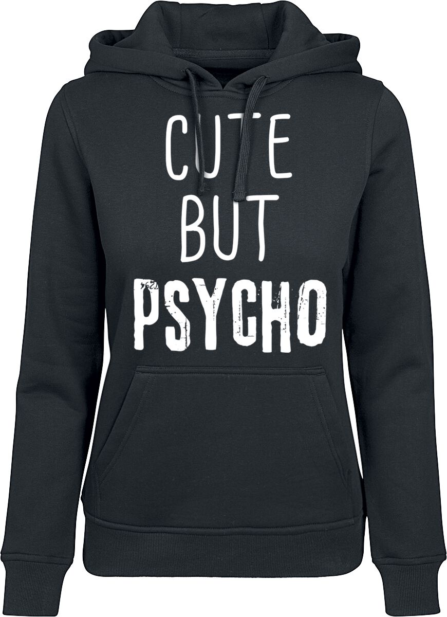 Sweat-shirt à capuche Fun de Cute But Psycho - S à 5XL - pour Femme - noir - Cute But Psycho