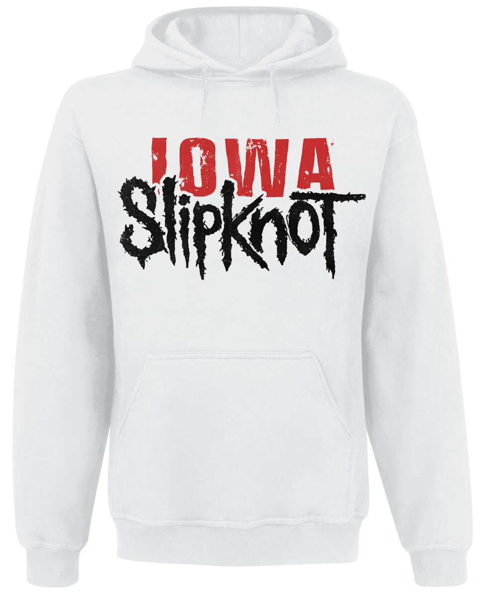 Sweat-shirt à capuche  de Slipknot - Iowa Goat Shadow - S à XXL - pour Homme - blanc - Slipknot