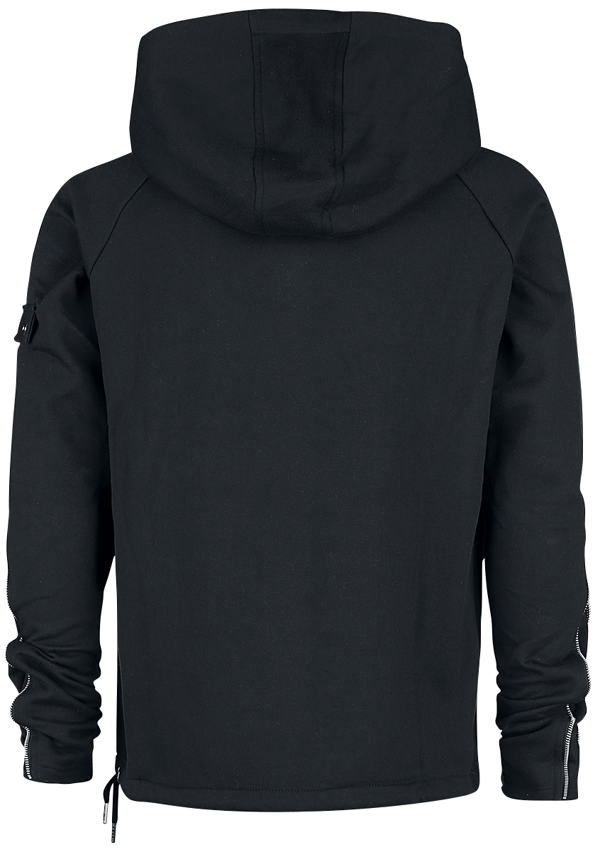 Sweat-shirt à capuche Gothic de Vixxsin - Haut Faustus - S à XL - pour Homme - noir - Vixxsin - View 2