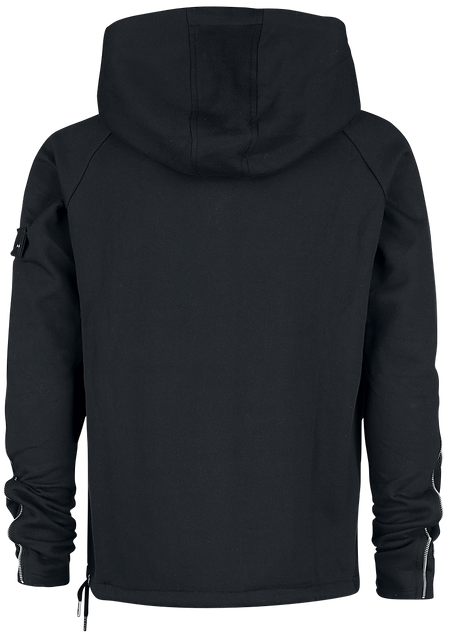 Sweat-shirt à capuche Gothic de Vixxsin - Haut Faustus - S à XL - pour Homme - noir - Vixxsin - View 2