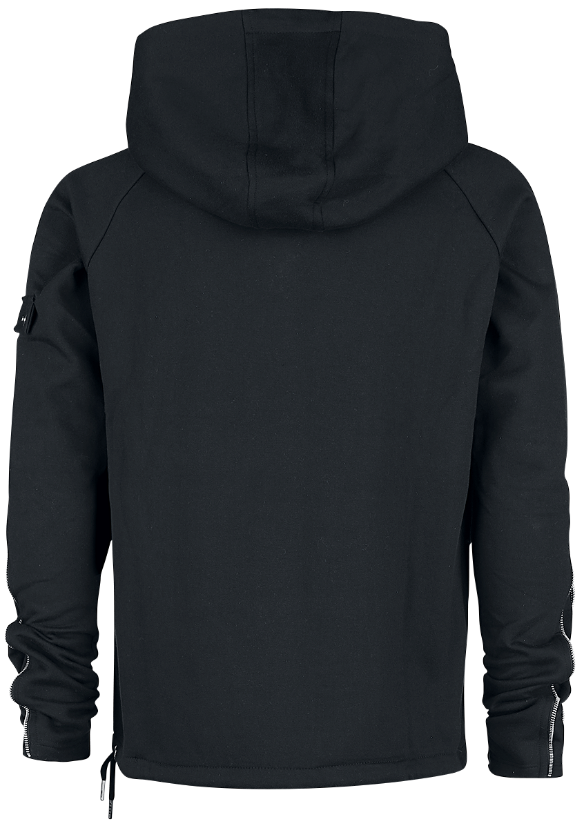 Sweat-shirt à capuche Gothic de Vixxsin - Haut Faustus - S à XL - pour Homme - noir - Vixxsin - View 2