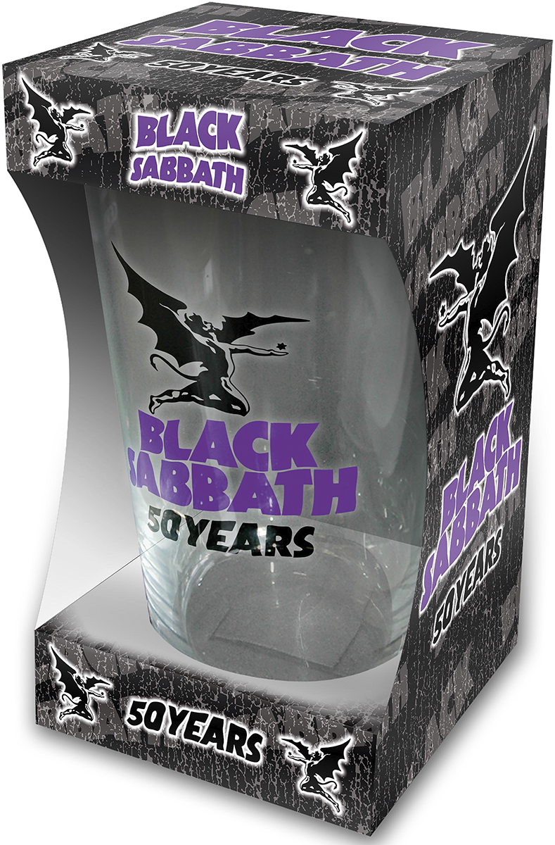 Verre à bière  de Black Sabbath - 50 Years - pour Unisexe - transparent - Black Sabbath - View 2