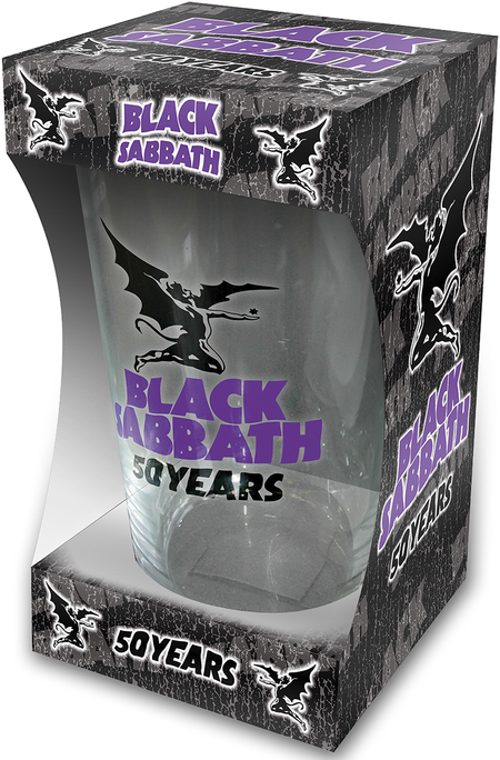 Verre à bière  de Black Sabbath - 50 Years - pour Unisexe - transparent - Black Sabbath - View 2