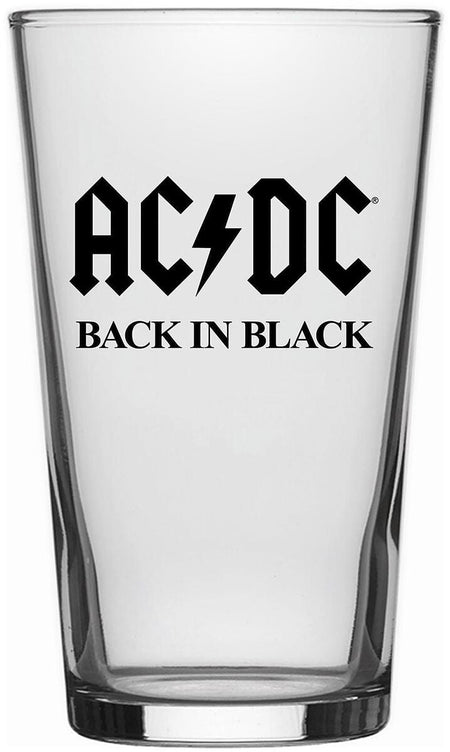 Verre à bière  de AC/DC - Back in Black - pour Indifférent - transparent - AC/DC