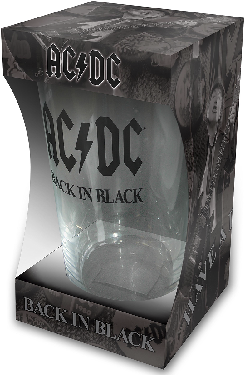 Verre à bière  de AC/DC - Back in Black - pour Indifférent - transparent - AC/DC - View 2