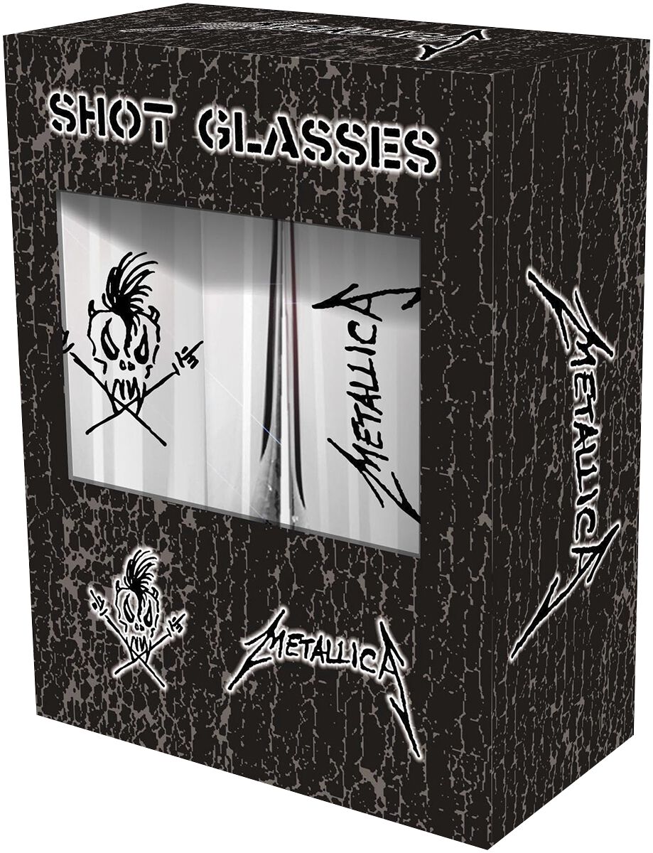 Lot de verres à shots  de Metallica - Scary Guy - pour Indifférent - transparent - metallica