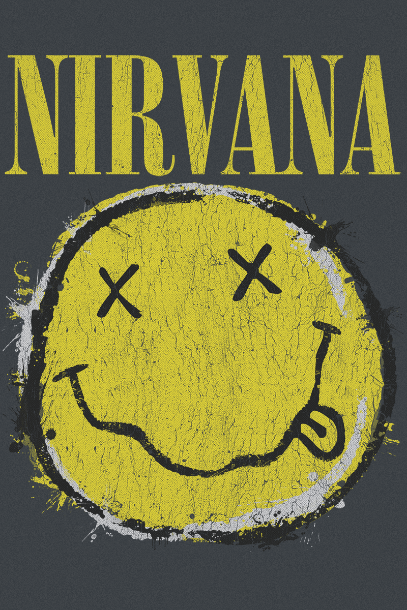 T-Shirt Manches courtes  de Nirvana - Amplified Collection - Worn Out - XS à 3XL - pour Homme - anthracite - Nirvana - View 2