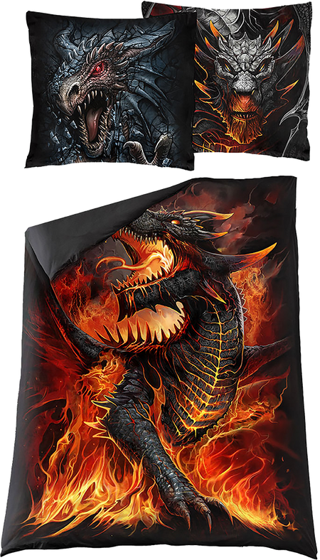 Parure de lit Gothic de Spiral - Draconis - pour Unisexe - multicolore - Spiral - View 2