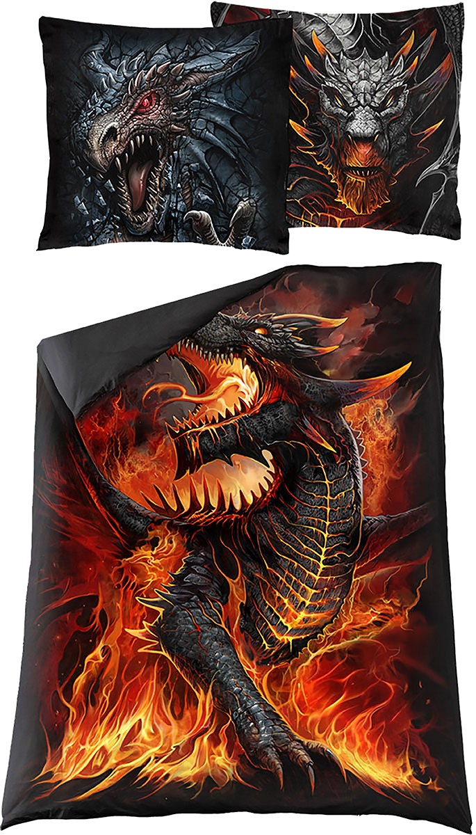 Parure de lit Gothic de Spiral - Draconis - pour Unisexe - multicolore - Spiral - View 2