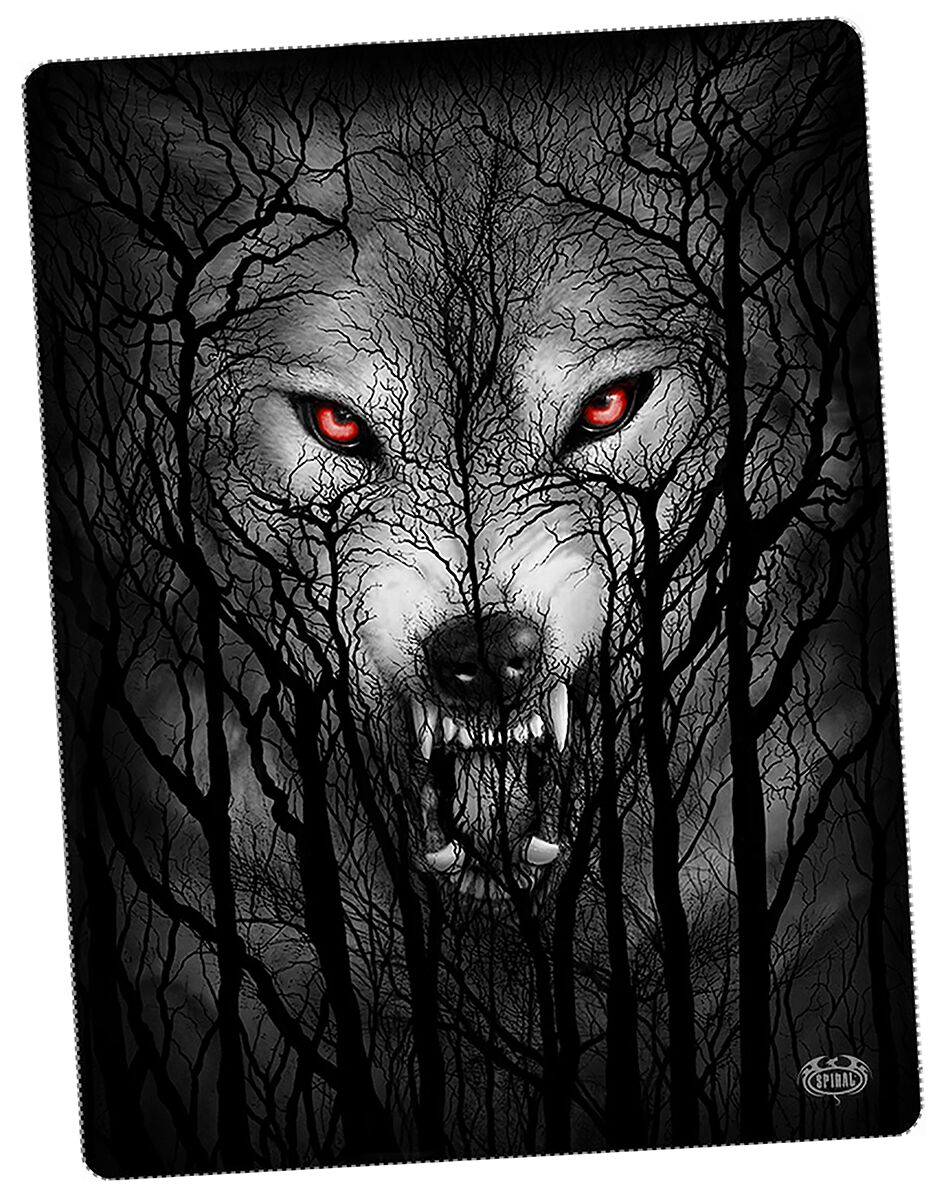 Couverture Gothic de Spiral - Forest Wolf - pour Unisexe - multicolore - Spiral