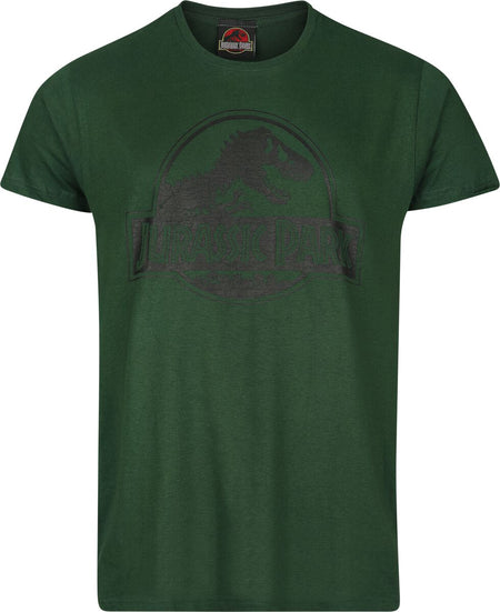 T-Shirt Manches courtes  de Jurassic Park - Logo - S à XXL - pour Homme - vert - Jurassic Park
