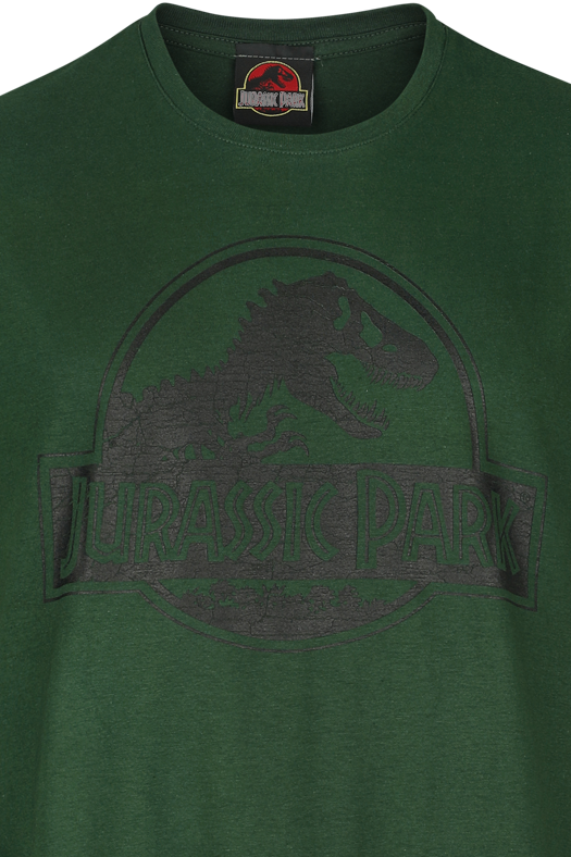 T-Shirt Manches courtes  de Jurassic Park - Logo - S à XXL - pour Homme - vert - Jurassic Park - View 2