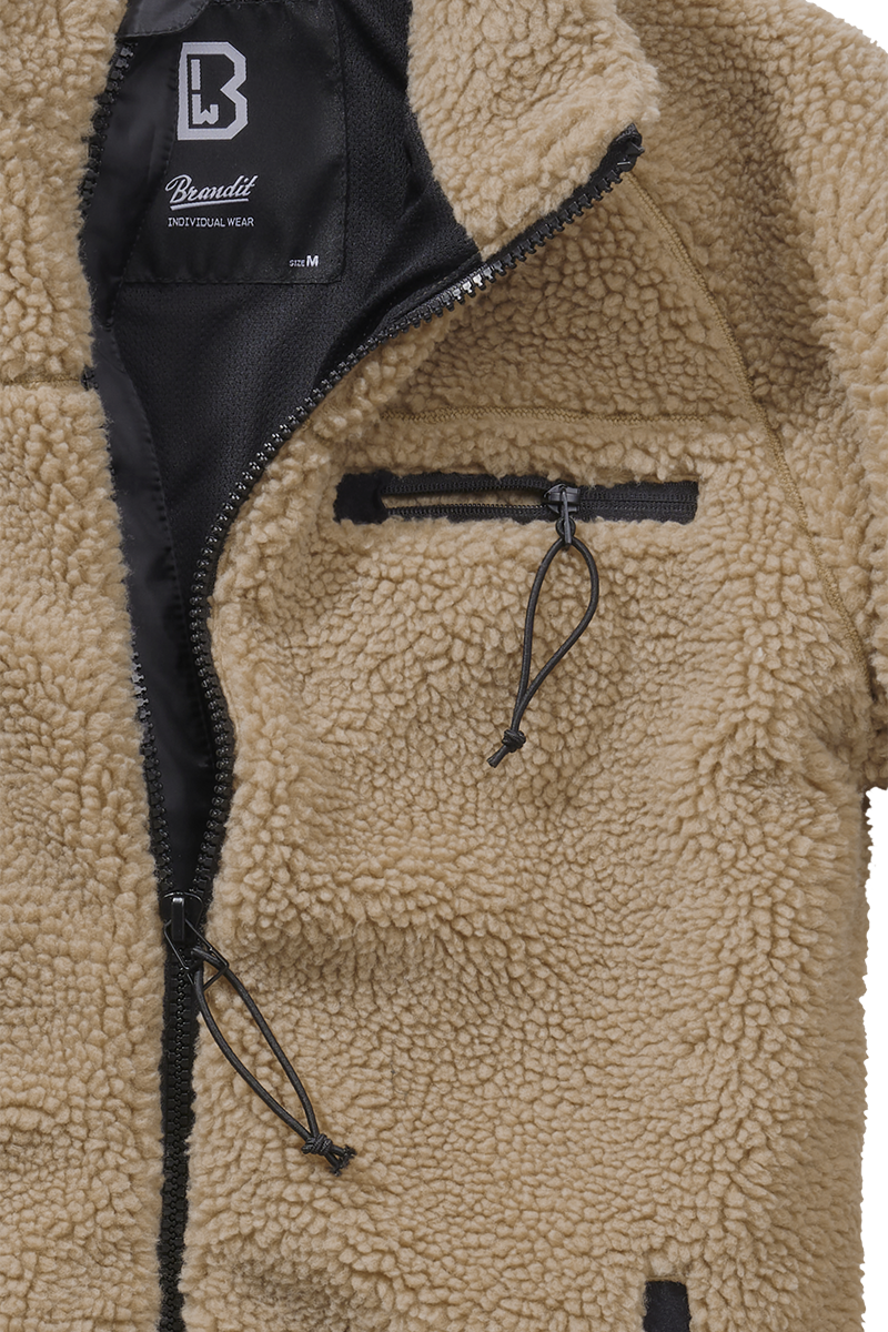 Veste mi-saison  de Brandit - Veste Polaire Teddy - S à XXL - pour Homme - camel - Brandit - View 2