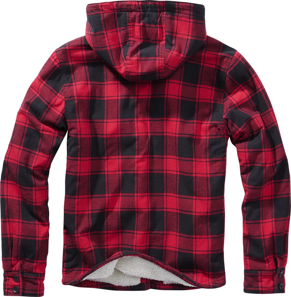 Veste mi-saison  de Brandit - Veste Bûcheron À Capuche - S à 5XL - pour Homme - rouge/noir - Brandit - View 2