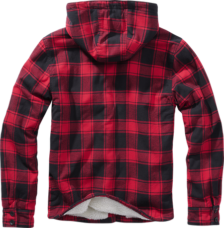 Veste mi-saison  de Brandit - Veste Bûcheron À Capuche - S à 5XL - pour Homme - rouge/noir - Brandit - View 2