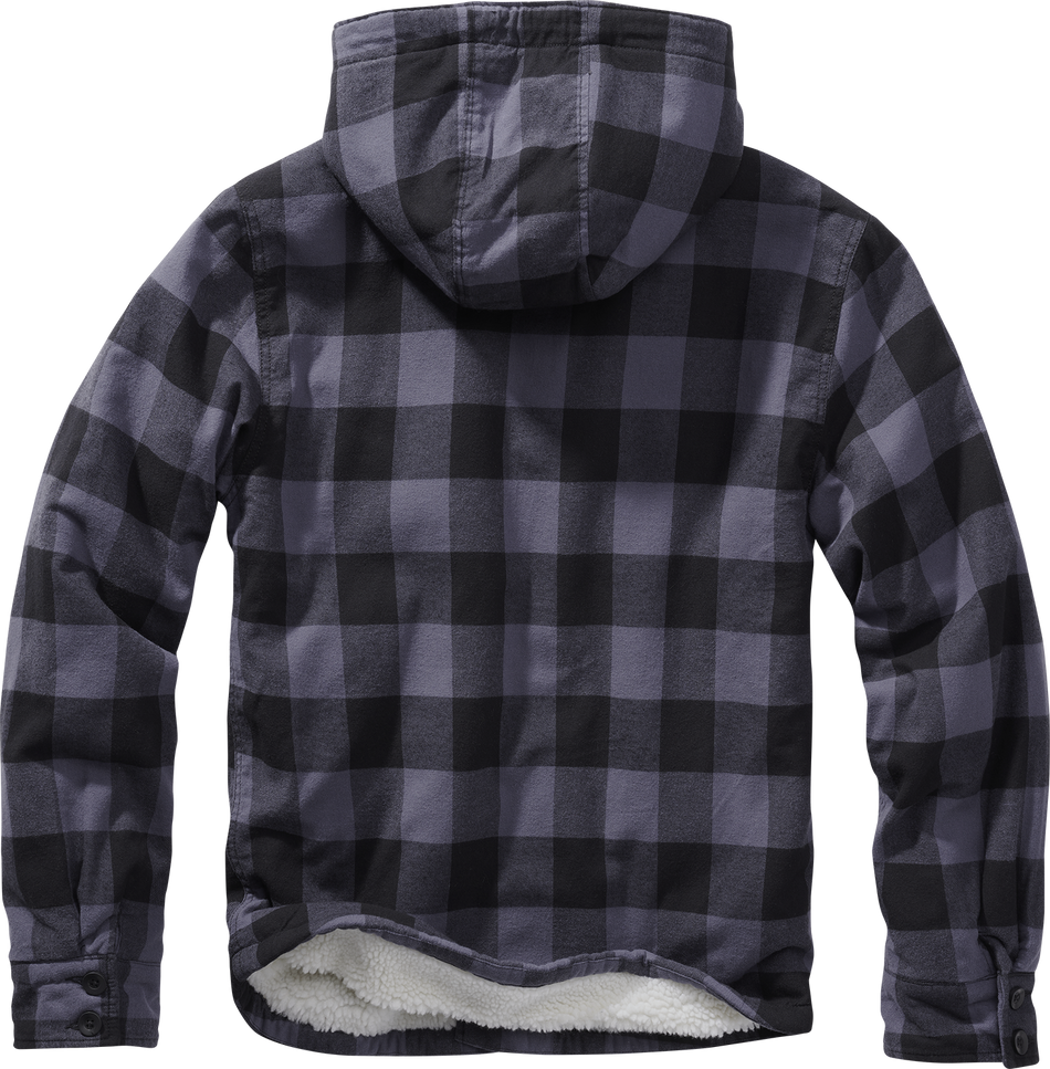 Veste mi-saison  de Brandit - Veste Bûcheron À Capuche - S à 5XL - pour Homme - noir/gris - Brandit - View 2