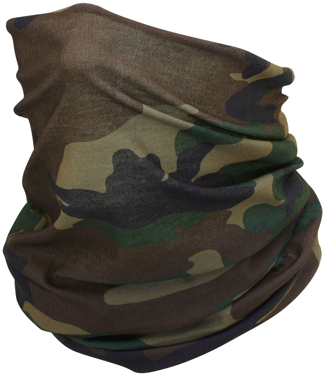 Écharpe tube  de Brandit - Bandana Multi-Fonctions - pour Unisexe - camouflage forêt - Brandit