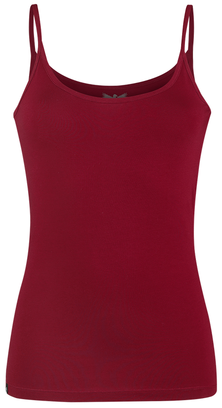 Top  de Black Premium by EMP - Débardeurs Bretelles Spaghettis - Lot De 2 - S à 3XL - pour Femme - noir/bordeaux - Black Premium by EMP - View 2
