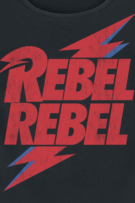 Top  de David Bowie - Rebel Rebel - S à XL - pour Femme - noir - David Bowie - View 2