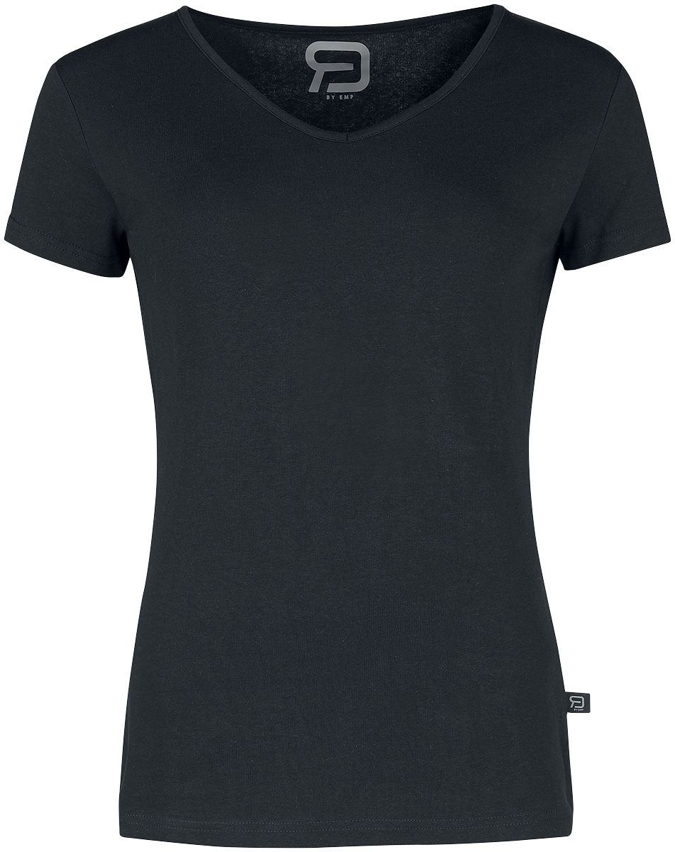 T-Shirt Manches courtes  de RED by EMP - Lot De Deux T-Shirts Col En V - S à 4XL - pour Femme - noir - RED by EMP - View 2