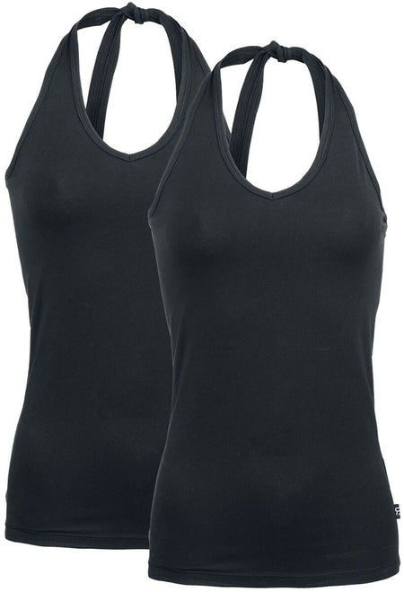 Débardeur  de RED by EMP - Dos-Nus - Lot De 2 - S à XL - pour Femme - noir - RED by EMP