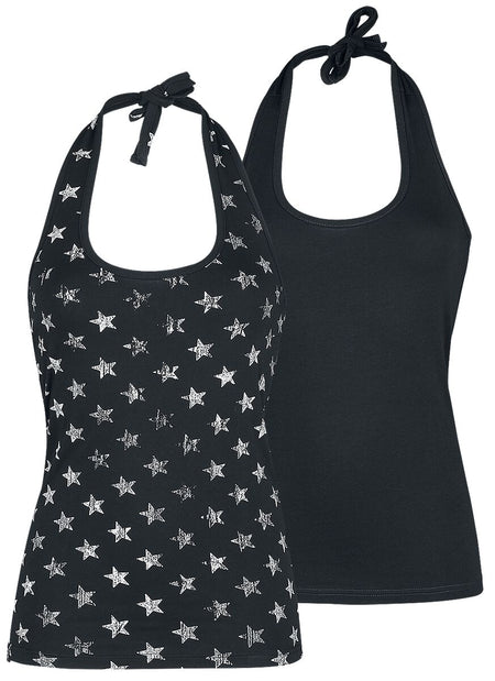 Débardeur  de RED by EMP - Dos-Nus - Lot De 2 - M à XXL - pour Femme - noir - RED by EMP