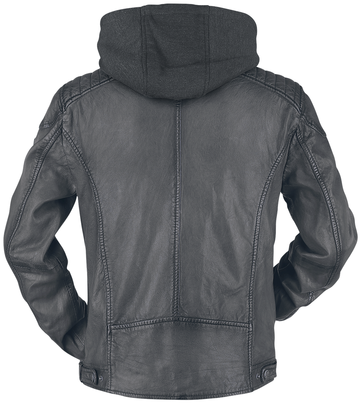 Veste en cuir  de Gipsy - GB Vinn SF lvv - S à 3XL - pour Homme - gris - gipsy - View 2