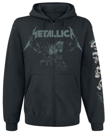 Sweat-shirt zippé à capuche  de Metallica - S&M2 - Skull - S à 5XL - pour Homme - noir - metallica