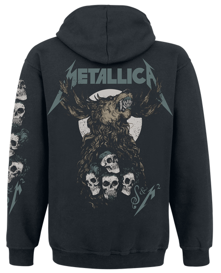 Sweat-shirt zippé à capuche  de Metallica - S&M2 - Skull - S à 5XL - pour Homme - noir - metallica - View 2
