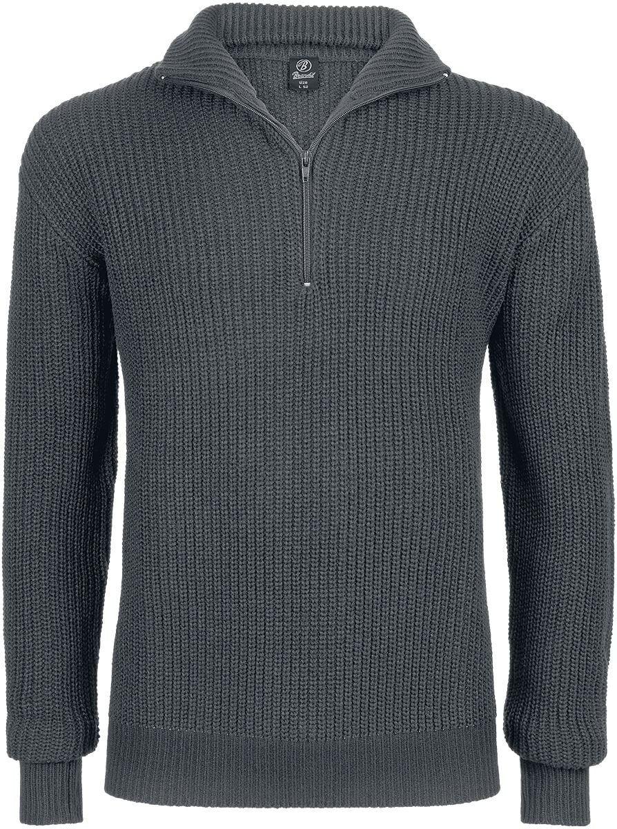 Pull tricoté  de Brandit - Marine Troyer - S à 5XL - pour Homme - anthracite - Brandit