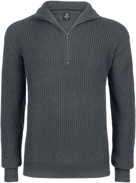 Pull tricoté  de Brandit - Marine Troyer - S à 4XL - pour Homme - anthracite - Brandit