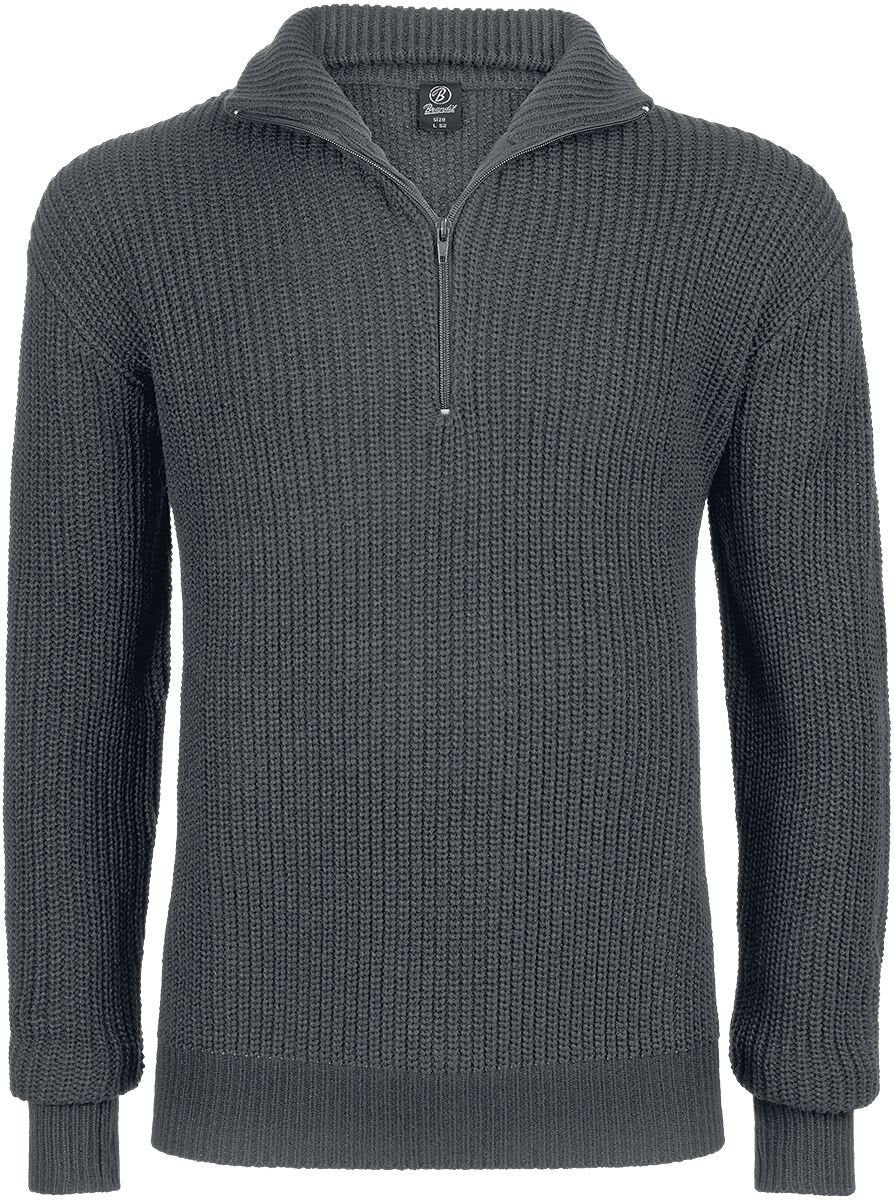 Pull tricoté  de Brandit - Marine Troyer - S à 4XL - pour Homme - anthracite - Brandit