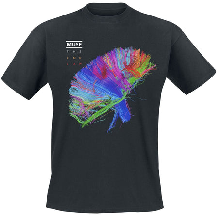 T-Shirt Manches courtes  de Muse - The 2nd Law Album - S à XXL - pour Homme - noir - Muse
