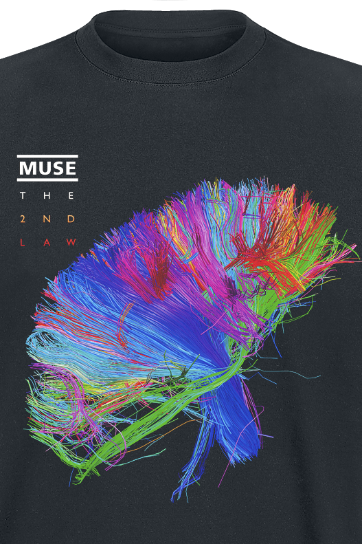 T-Shirt Manches courtes  de Muse - The 2nd Law Album - S à XXL - pour Homme - noir - Muse - View 2