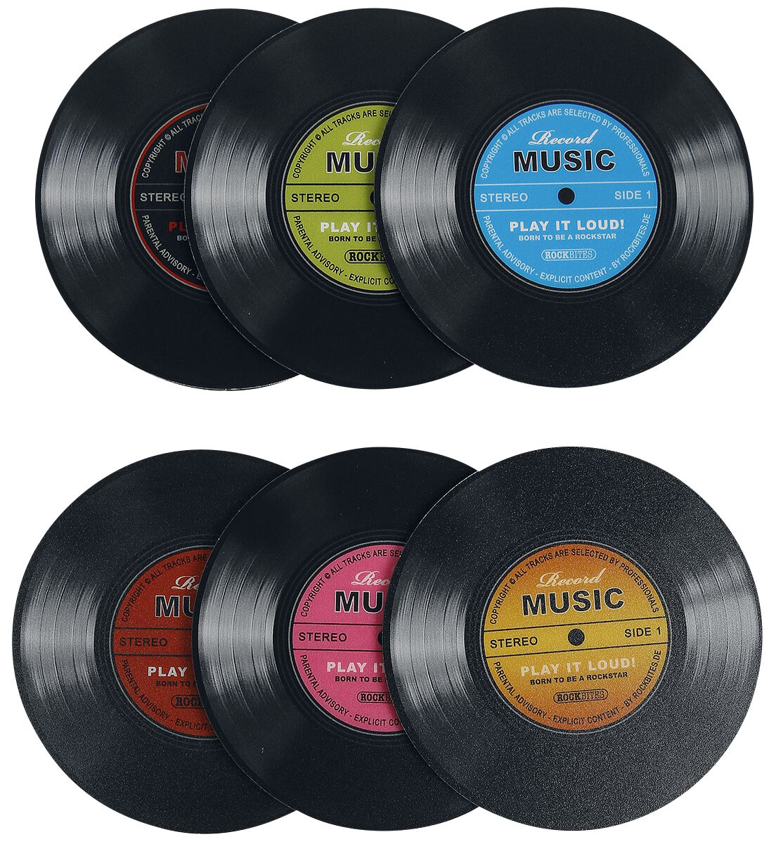 Sous-verres  de Record Music - pour Indifférent - Standard - Record Music