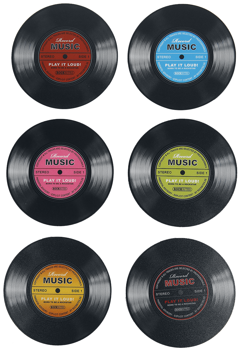 Sous-verres  de Record Music - pour Unisexe - Standard - Record Music - View 2