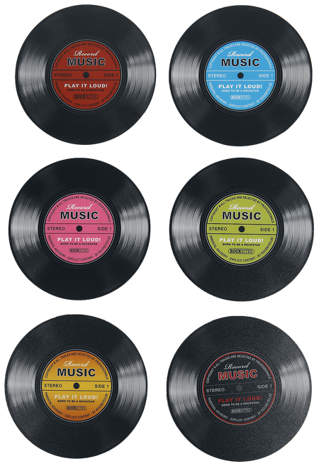 Sous-verres  de Record Music - pour Indifférent - Standard - Record Music - View 2