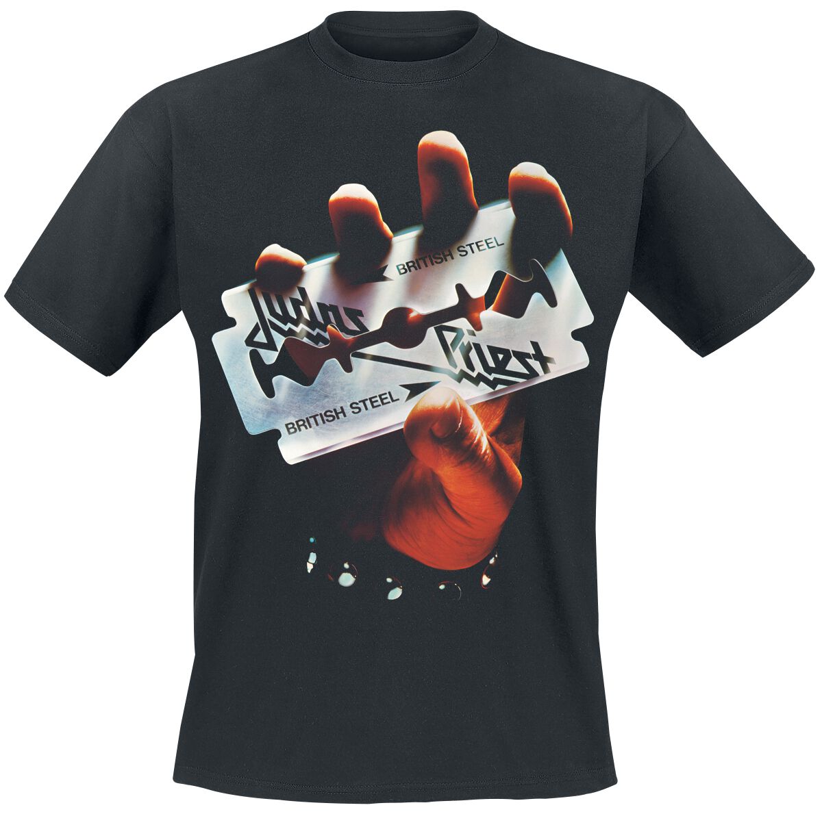 T-Shirt Manches courtes  de Judas Priest - British Steel Anniversary 2020 - S à 4XL - pour Homme - noir - Judas Priest